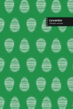 Paperback Levanter Lifestyle Journal, Blank Write-in Notebook, Dotted Lines, Wide Ruled, Size (A5) 6 x 9 In (Green) Book