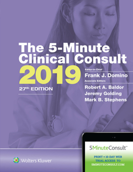 Hardcover The 5-Minute Clinical Consult 2019 Book