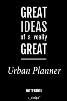 Paperback Notebook for Urban Planners / Urban Planner: awesome handy Note Book [120 blank lined ruled pages] Book