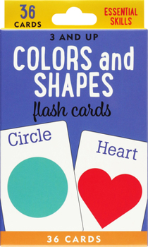 Hardcover Colors and Shapes Flash Cards Book
