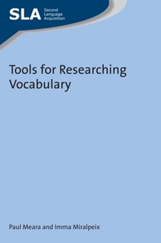 Paperback Tools for Researching Vocabulary Book