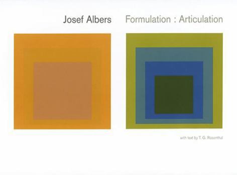 Hardcover Josef Albers: Formulation: Articulation Book