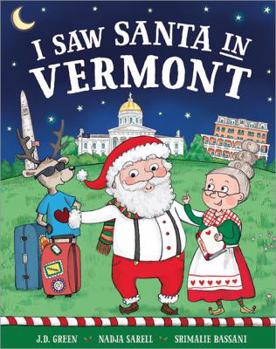 Hardcover I Saw Santa in Vermont Book