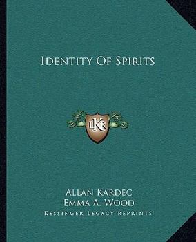 Paperback Identity Of Spirits Book