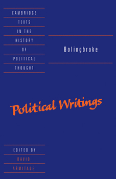 Paperback Bolingbroke: Political Writings Book