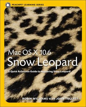 Paperback Mac OS X 10.6 Snow Leopard: Peachpit Learning Series [With Access Code] Book