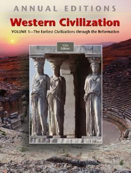 Paperback Annual Editions: Western Civilization, Volume 1, 13/e Book