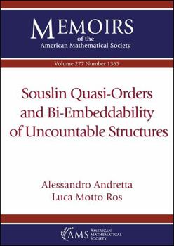 Souslin Quasi-orders and Bi-embeddability of Uncountable Structures