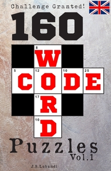 Paperback 160 CODEWORD Puzzles, Vol.1 [Large Print] Book