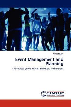 Paperback Event Management and Planning Book