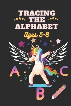 Paperback Tracing The Alphabet: Girls Ages 5-8 Book