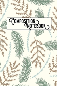 Paperback Composition Notebook: College Ruled 6" x 9" Writing Notes Journal, Office, Kids, School and college student. Book
