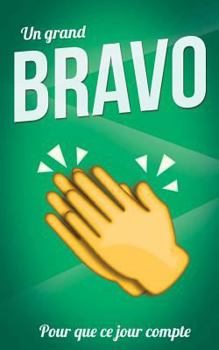 Paperback Bravo (felicitations) - Vert - Carte livre d'or: Taille M (12,7x20cm) [French] Book