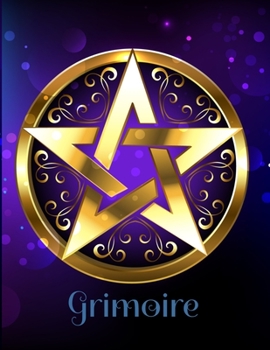 Paperback Grimoire: Grimoire - keep track of your rituals and spells in this easy to follow template diary - click look inside! Great Gift Book