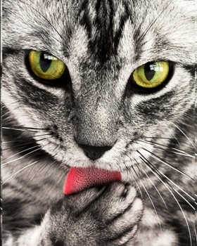 2020 Weekly Planner: 8" x 10" Dated Organizer and Dot Grid Journal 222 pages Cat Photograph Fun Pet Owner's Gift