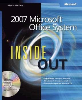 Paperback 2007 Microsofta Office System Inside Out Book