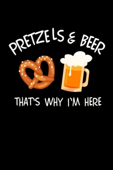 Paperback Notebook: Oktoberfest beer pretzel Dirndl drinking gifts 120 Pages, 6x9 Inches, Dot Grid Book