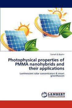Paperback Photophysical properties of PMMA nanohybrids and their applications Book