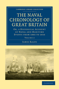 Paperback The Naval Chronology of Great Britain - Volume 2 Book