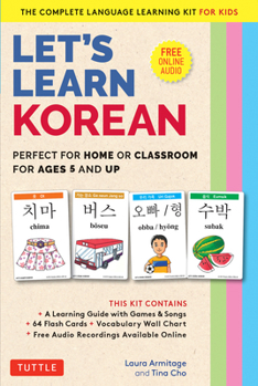 Misc. Let's Learn Korean Flash Card Kit: Perfect for Home or Classroom for Ages 5 and Up--The Complete Language Learning Kit for Kids (64 Flash Cards, Onlin Book