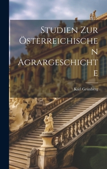 Hardcover Studien Zur Österreichischen Agrargeschichte [German] Book