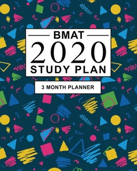 Paperback BMAT Study Plan: 3 Month Planner for BMAT preparation. Ideal for tracking progress, creating daily study schedule and Organising BMAT p Book