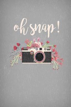 Oh Snap!: Photographer Gifts, Camera Paper Pad, Photographer Notebook, Phtography Journal, Compendium Journal, Women With Cameras, Vintage Camera Gifts, 6x9 notebook college ruled