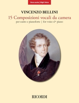 Paperback 15 Composizioni Vocali Da Camera - High Voice: New Edition Based on the Critical Edition Book