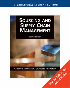 Paperback Sourcing and Supply Chain Management. Robert B. Handfield ... [Et Al.] Book