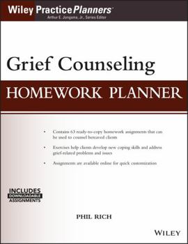 Paperback Grief Counseling Homework Planner, (with Download) Book