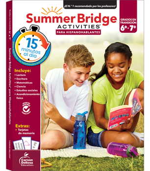Paperback Summer Bridge Activities Spanish 6-7, Grades 6 - 7 Book