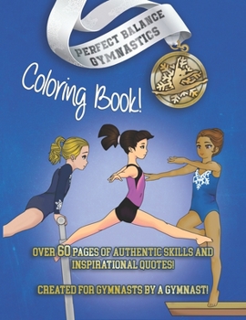 Paperback Perfect Balance Gymnastics Coloring Book