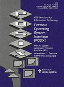 Paperback IEEE Standard for Information Technology: Portable Operating Sytem Interface (Posix) Book