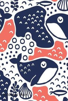 Paperback Address Book: For Contacts, Addresses, Phone, Email, Note, Emergency Contacts, Alphabetical Index with Whales Cartoon Book