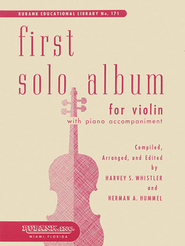 Paperback First Solo Album for Violin: In Elementary First Position Book