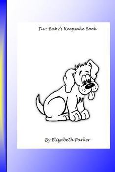 Paperback Fur Baby's Keepsake Book B&W: Black and White Text Book
