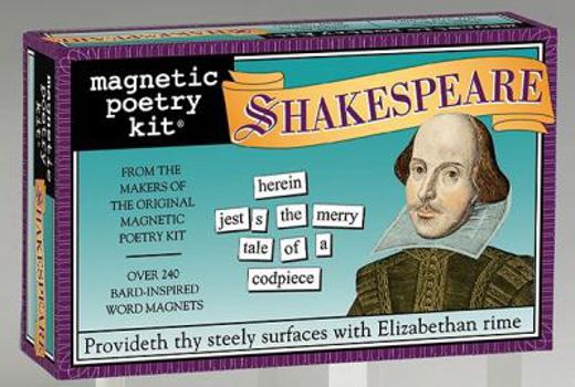 Hardcover The Shakespeare Kit: Magnetic Poetry Book
