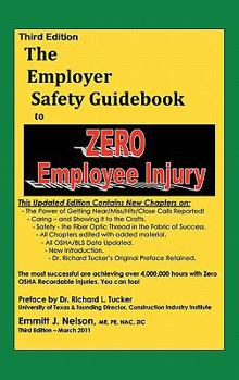 Hardcover Third Edition, Zero Injury Safety Guidebook to Zero Employee Injury Book