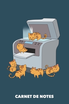 Paperback Carnet de Notes: L'imitateur original A5 petits carreaux - 120 pages pour propri?taires de chats [French] Book