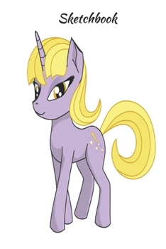 Sketch book: Cute Unicorn Kawaii Sketchbook for Girls Blank Paper for Drawing, Doodling or Learning to Draw, Sketch Books For Kids [120 pages | dotted paper | 6 x 9 inch | Soft Cover]