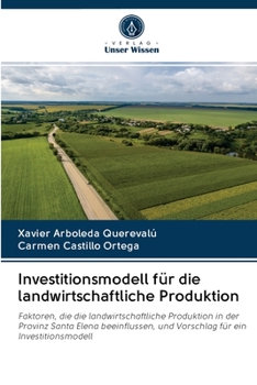 Paperback Investitionsmodell für die landwirtschaftliche Produktion [German] Book