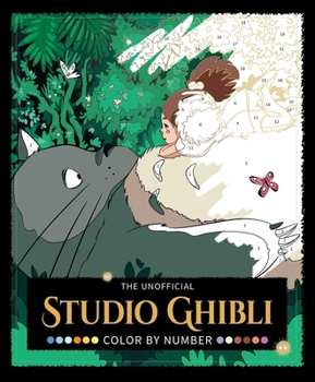 Paperback The Unofficial Studio Ghibli Color by Number Book