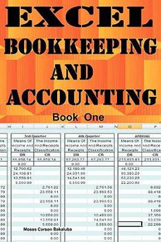 Paperback Excel Bookkeeping and Accounting Book