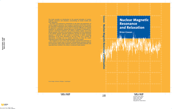 Hardcover Nuclear Magnetic Resonance and Relaxation Book