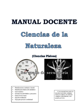 Paperback Manual docente: 3ero de secundaria [Spanish] Book