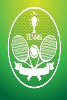 Tennis: Carnet de note | Bloc-notes | 21,59x27,94 cm, 100 pages (French Edition)