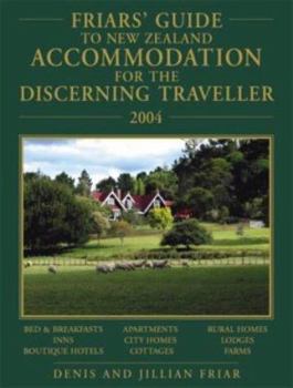 Paperback Friar's Guide to New Zealand Accommodation for the Discerning Traveller Book