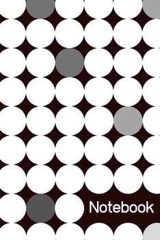 Paperback Notebook (6x9inch with 108-blank pages): Polka Dot Notebook for Polka Dot Lovers; Dotty Notebook; Pattern Notebook; 6x9inch Notebook with 108-wide lin Book
