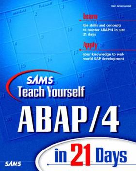 Paperback Sams Teach Yourself ABAP/4 in 21 Days Book
