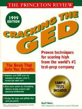 Paperback Cracking the GED, 1999 Edition Book
